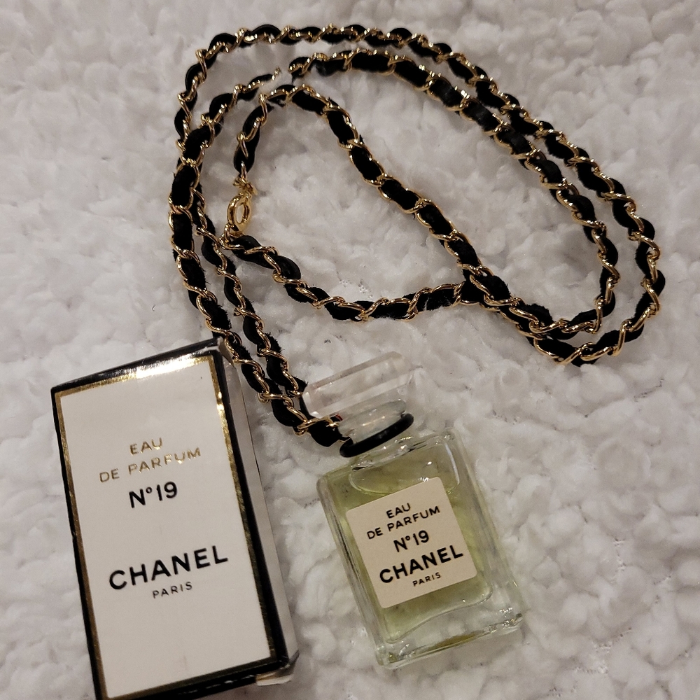 Chanel Necklace perfume bottle